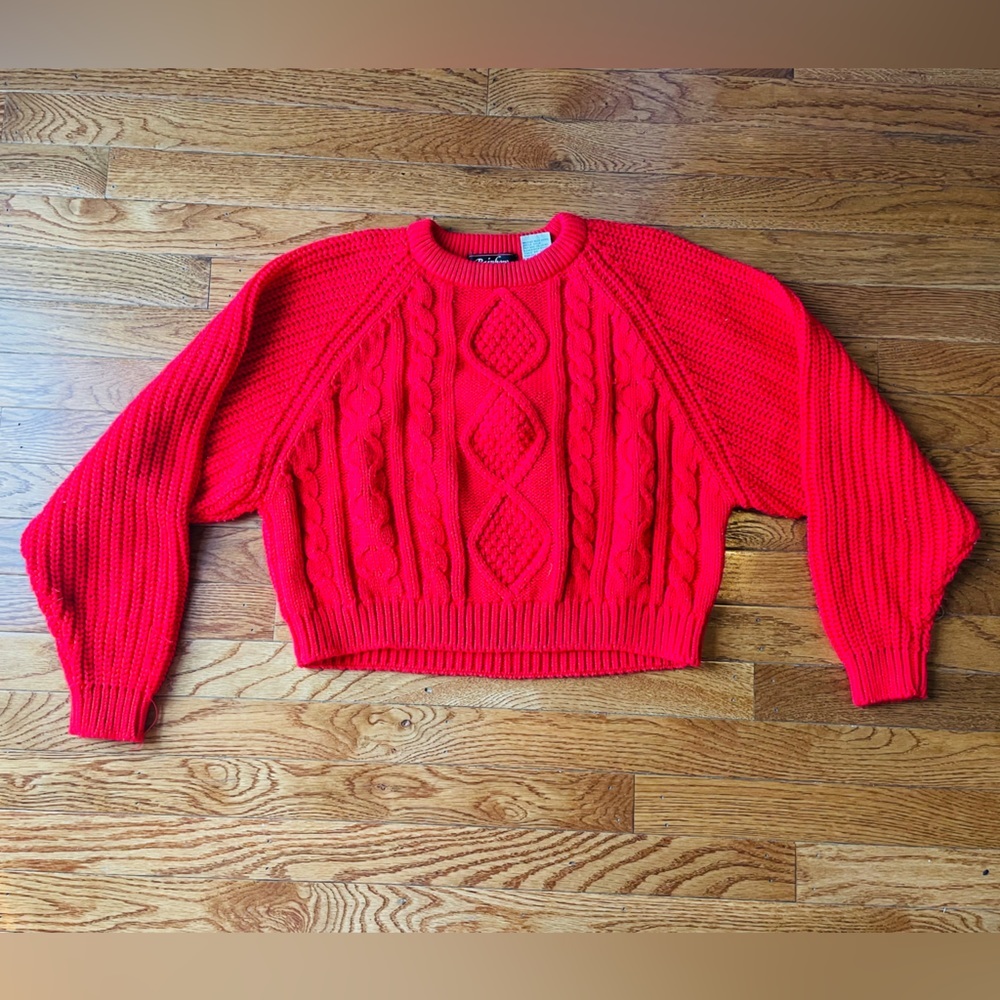 Women’s Rainbow Ridge Cropped Sweater Size L